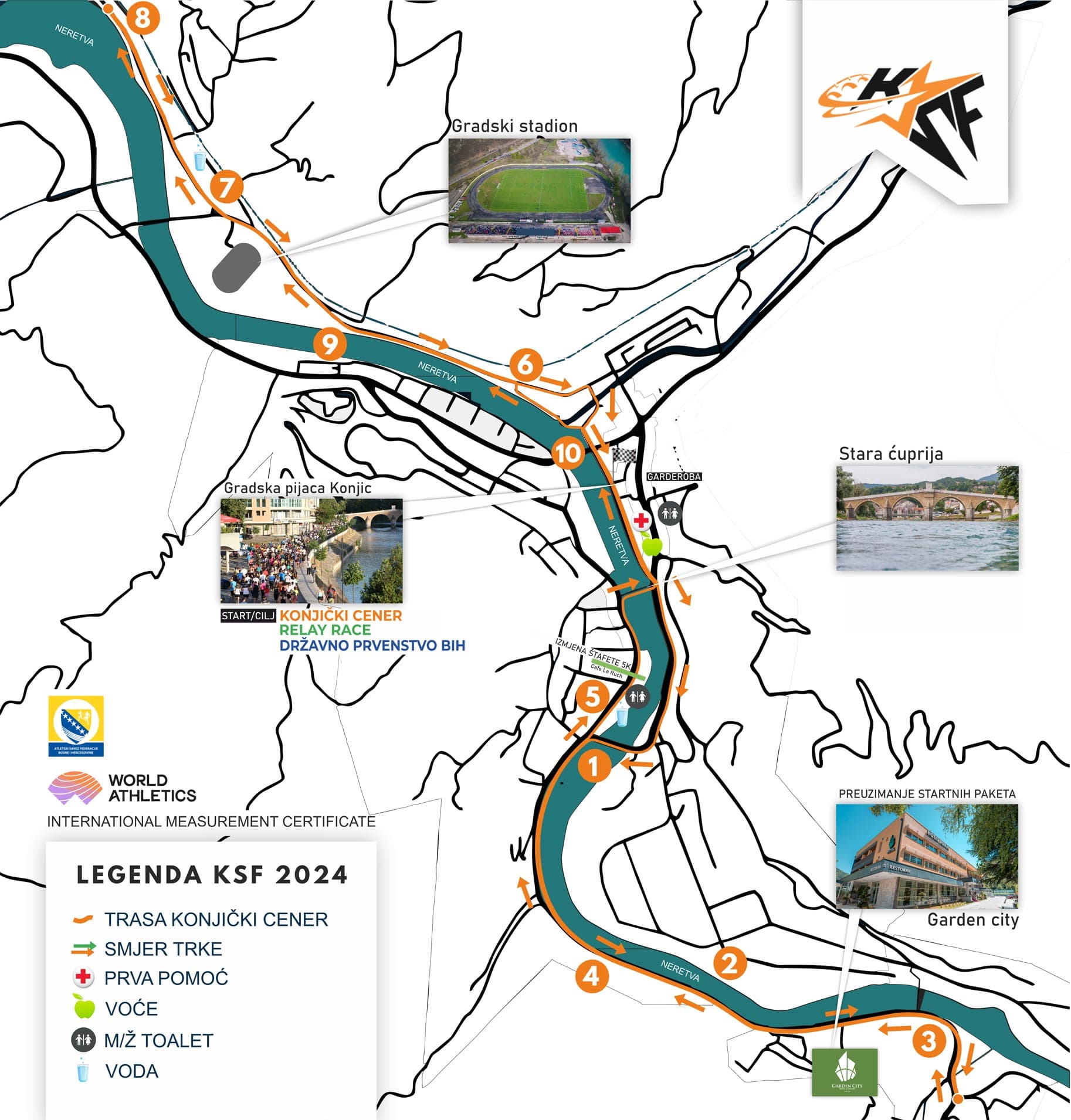 Cener/Relay map